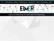 Tablet Screenshot of elmer-production.com